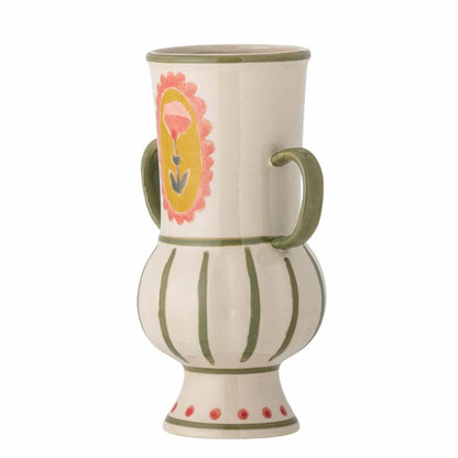 Luxusbetten24 Lilam Vase Steingut Bunt