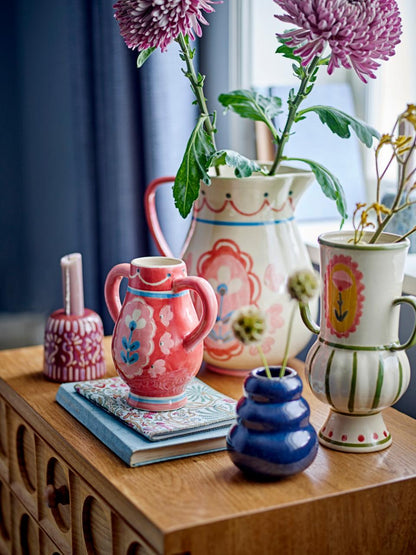 Luxusbetten24 Lilam Vase Steingut Bunt