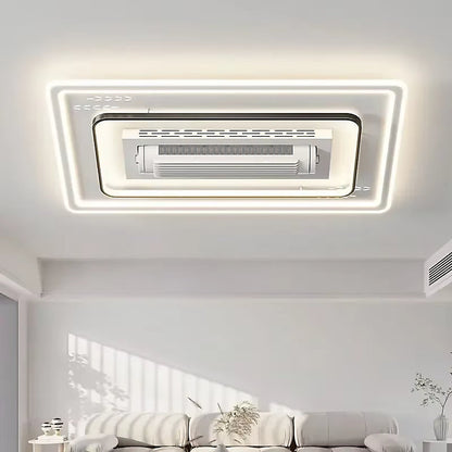 Bextsrack Ventilador de Techo sin Palas LED 180W 105x65 cm