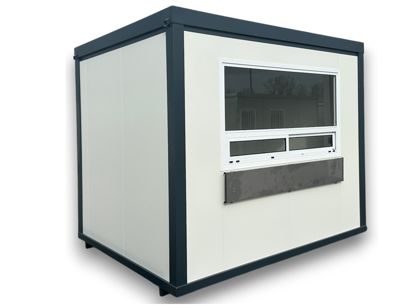 Box für Gardien und Zugangskontrolle 3,05 m x 2,40 m