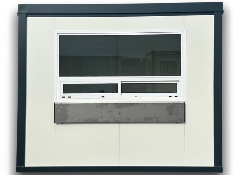 Box für Gardien und Zugangskontrolle 3,05 m x 2,40 m