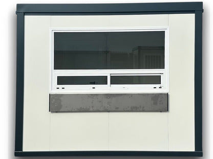 Box für Gardien und Zugangskontrolle 3,05 m x 2,40 m