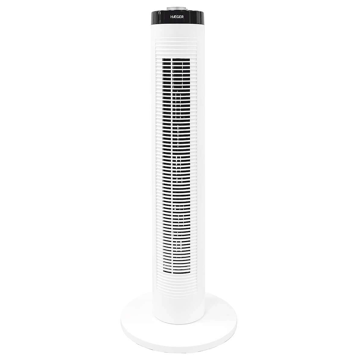 Haeger Ventilador de Pie Negro 45W 3 Velocidades