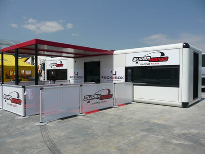 Container.biz Box Prefabbricato Hospitality Sport 12,3m X 3m X 3,15m