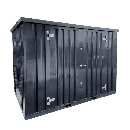 Contenitore Démontabile Anthracite 3 x 2 m Doppia Porta