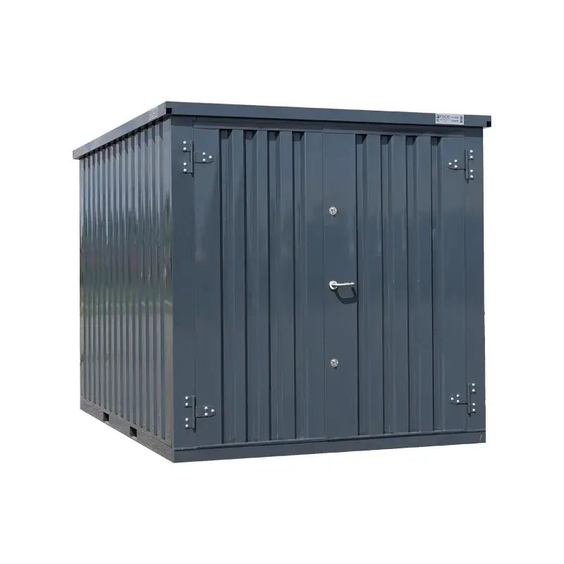 Contenitore Smontabile Anthracite 3x2m Doppia Porta