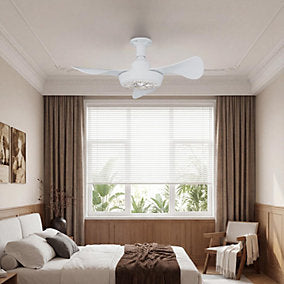 Bextsrack Ventilador de Techo 30W Luz, 3 Velocidades, Pack 2