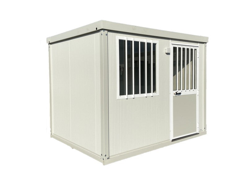 Prefabriziertes Offenes Raum Mietbox Monoblock 3 m Verzinkter Stahl