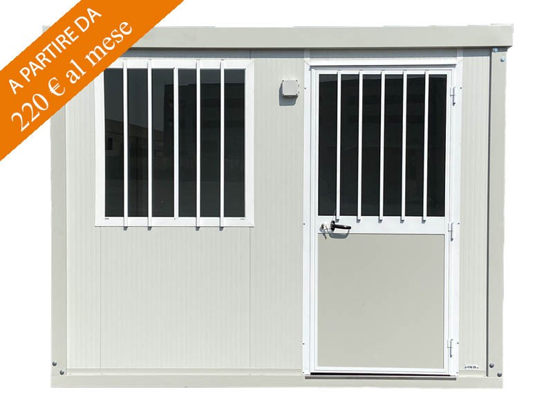 Prefabriziertes Offenes Raum Mietbox Monoblock 3 m Verzinkter Stahl