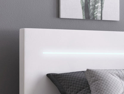 Luxusbetten24 Sejour Boxspringbett mit LED, Hochwertig für Erwachsene