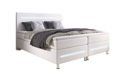 Luxusbetten24 Sejour Boxspringbett mit LED, Hochwertig für Erwachsene