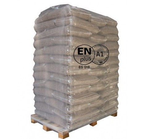 Pellets de Madera de Pino Palé de 77 Sacos