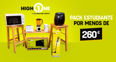 Pack Estudiante High One Microondas Aspiradora Hervidor 250€
