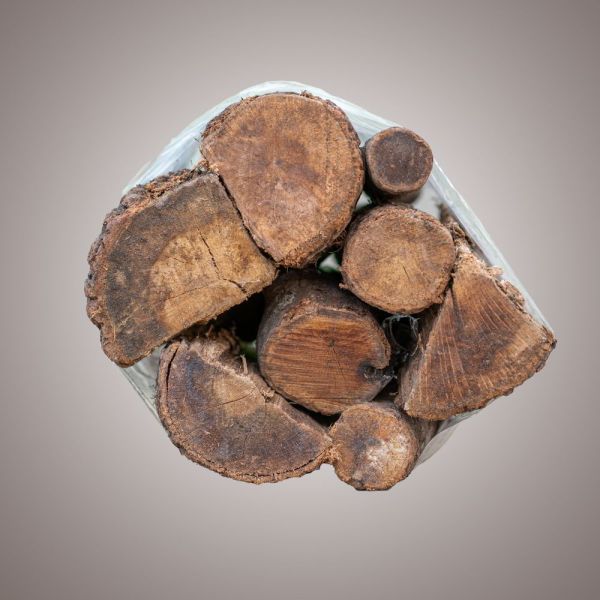 Leña de Encina y Roble 14 L para Chimenea y Barbacoa