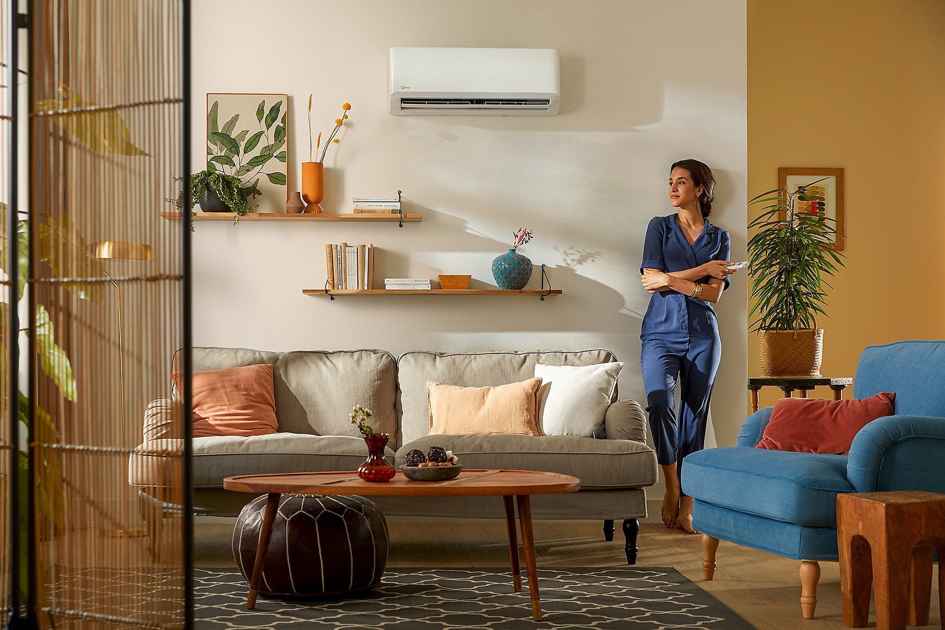 Qlima SC5453 Bomba de Calor Aire/Aire 5280W Blanco