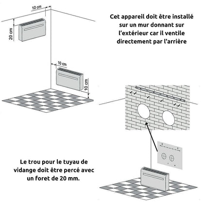 Voltman KUB‑E+ 10000 BTU Bomba De Calor Monobloque WiFi