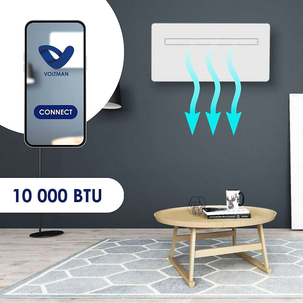 Voltman KUB‑E+ 10000 BTU Bomba De Calor Monobloque WiFi