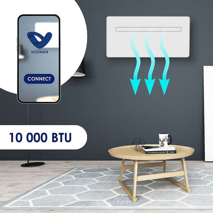 Voltman KUB‑E+ 10000 BTU Bomba De Calor Monobloque WiFi