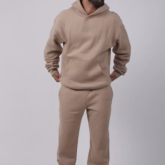 Minimalist Hoodie Oversized Soft Combed Cotton Blend