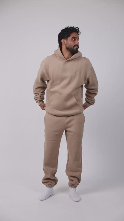 Minimalist Hoodie Oversized Soft Combed Cotton Blend