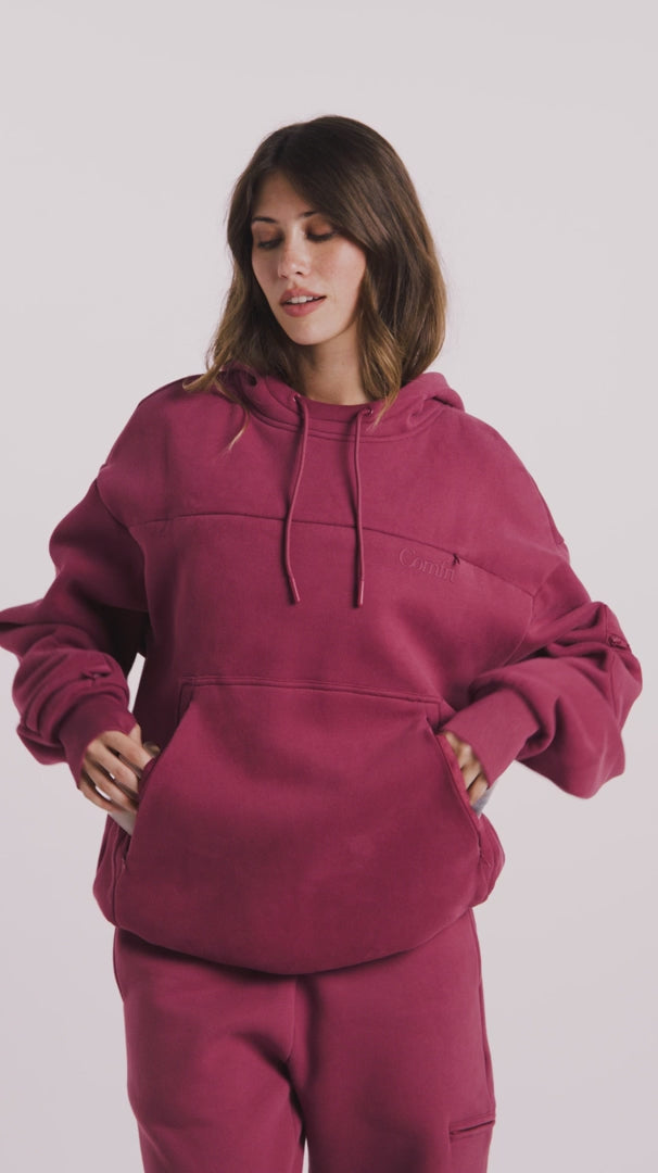 Comfrt Snak™ Hoodie Heavyweight Fleece with 6 Snack Pockets