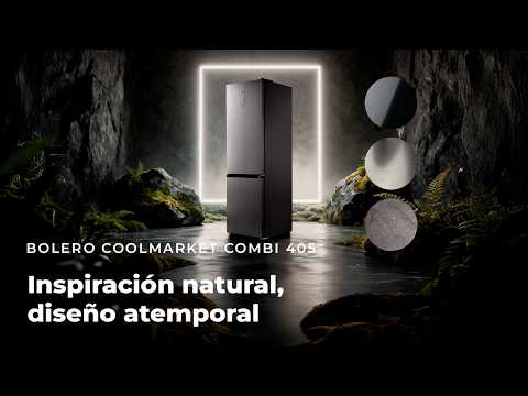 Cecotec Bolero CoolMarket Frigorífico Combi Inox 405 L
