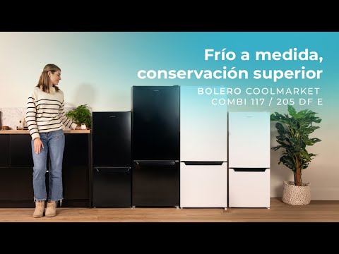 Cecotec Bolero CoolMarket 117 DF Frigorífico Combi Blanco 117L