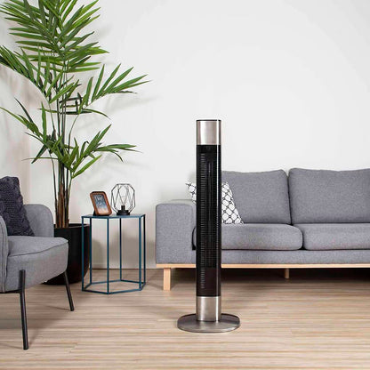 Princess Ventilador de columna oscilante 50 W negro 3 velocidades