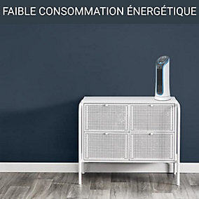 Rowenta Ventilador Columna 3 Velocidades 8h Silencioso VU6210F0