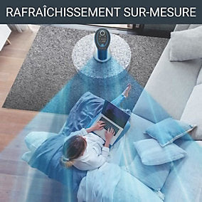 Rowenta Ventilador Columna 3 Velocidades 8h Silencioso VU6210F0