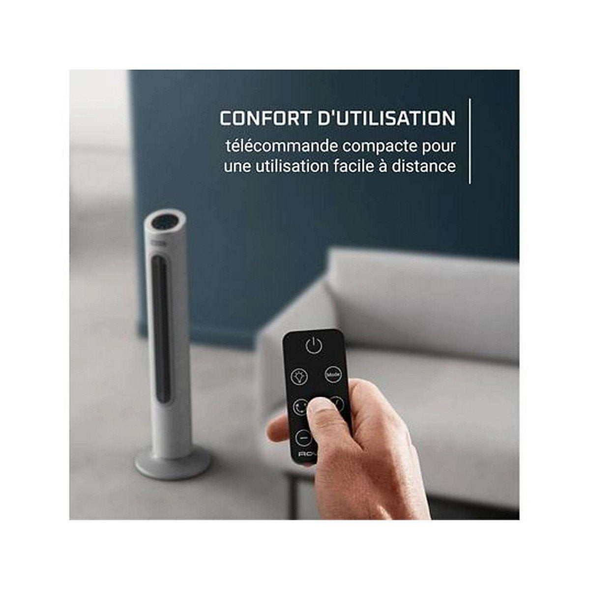 Rowenta VU6980F0 Ventilador Gris Sin Control Remoto de Aire