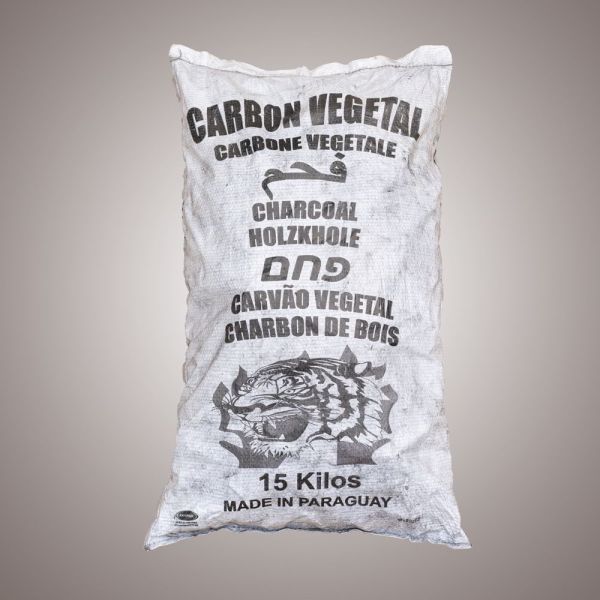 Carbón Vegetal de Quebracho Blanco 15 kg para Parrilla y Barbacoa