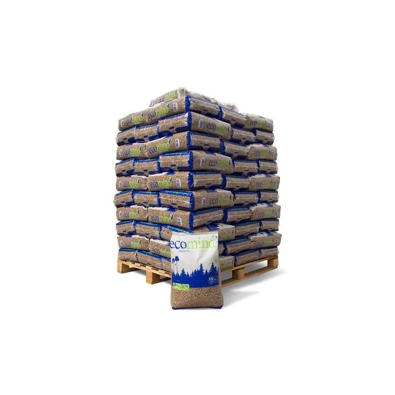 Pellets de Pino Palé 72 Sacos 15 kg