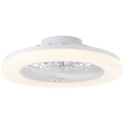 Siano Plafón con Ventilador LED 48 cm 40 W Blanco