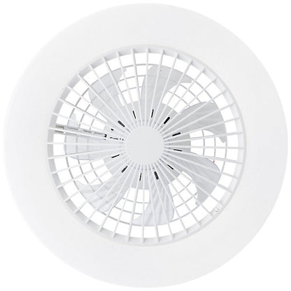 Siano Plafón con Ventilador LED 48 cm 40 W Blanco