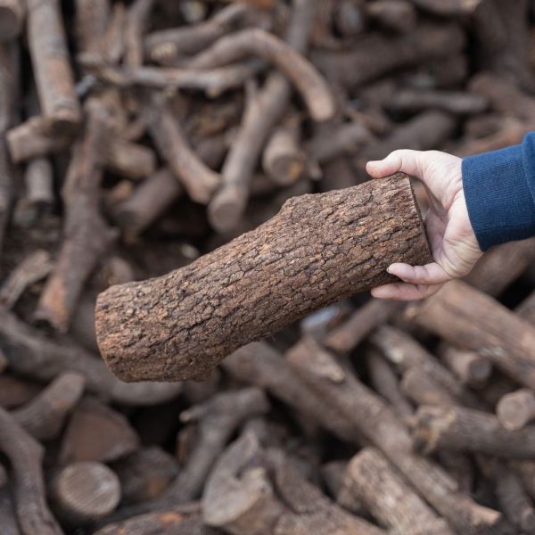 Leña de Encina y Roble 14 kg para Chimenea y Barbacoa