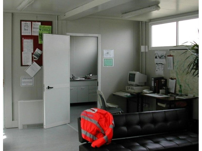Ufficio Container Accoppiato Modulare Temporaneo 12m x 5m