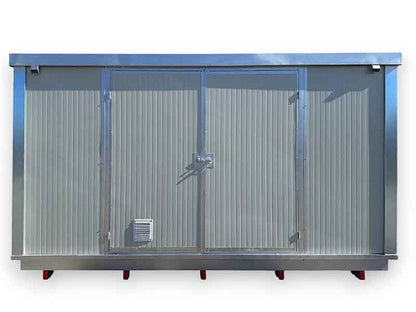 Box Prefabbricato Vasca di Raccolta 500 x 240 – h 240 Porte Frontali