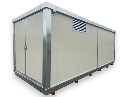 Vorgefertigte Box Sammelbehälter 600 x 230 x 240 mm Seitentüren