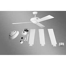 Klassfan Vaudaire Ventilador de Techo Silencioso 132 cm