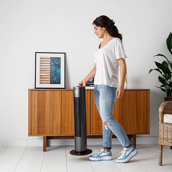 Taurus FA007 Ventilador Columna Oscilante 76 cm 50 W Negro