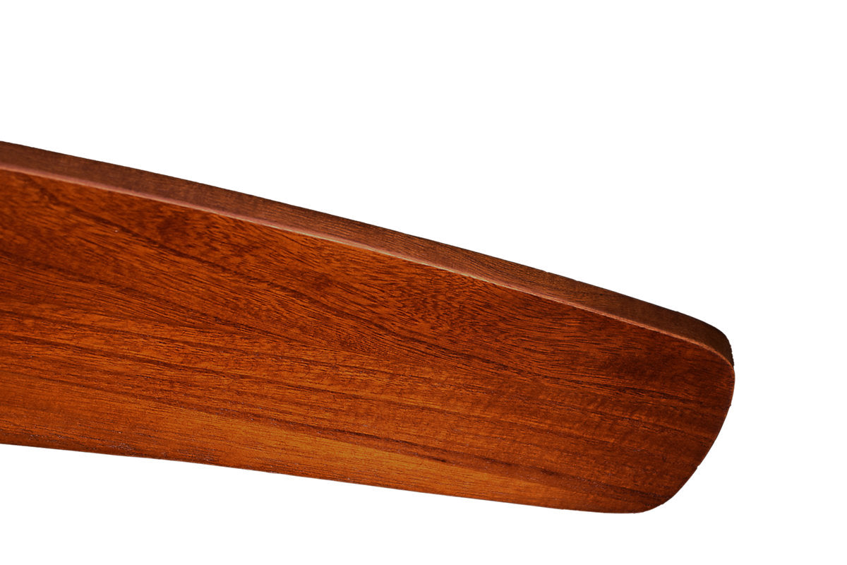 Ventilador de techo Iluminación LED Madera y Metal Negro Ø107cm Seynave Horacio
