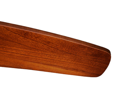Ventilador de techo Iluminación LED Madera y Metal Negro Ø107cm Seynave Horacio