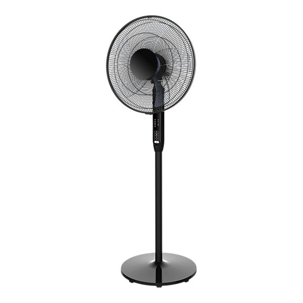 Ventilador de Pie 3 Velocidades 40 cm Negro