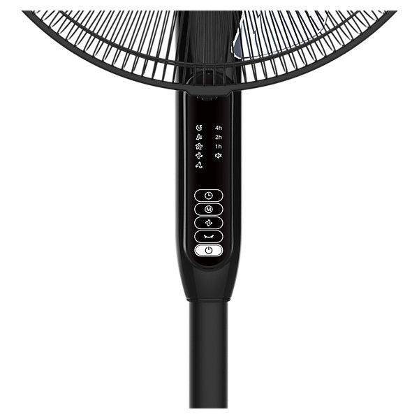 Ventilador de Pie 3 Velocidades 40 cm Negro
