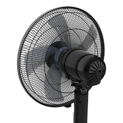 Ventilador de Pie 3 Velocidades 40 cm Negro