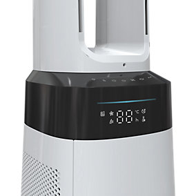 Ventilador Columna GoodHome GHBF10-12HDC Blanco Purificador Integrado Oscilante