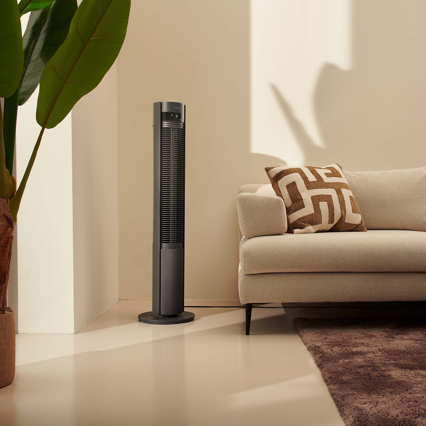 Ventilador columna gris Elevate Duux