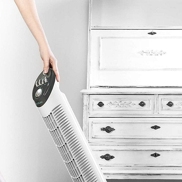 Cecotec Ventilador Columna Digital Blanco 45W con Remoto y Temporizador