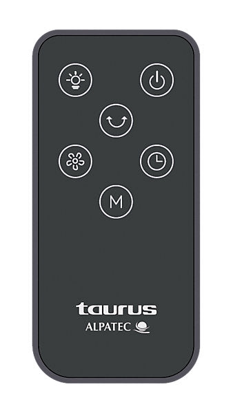 Taurus Ventilador Columna Oscilante 86 cm 50 W Negro
